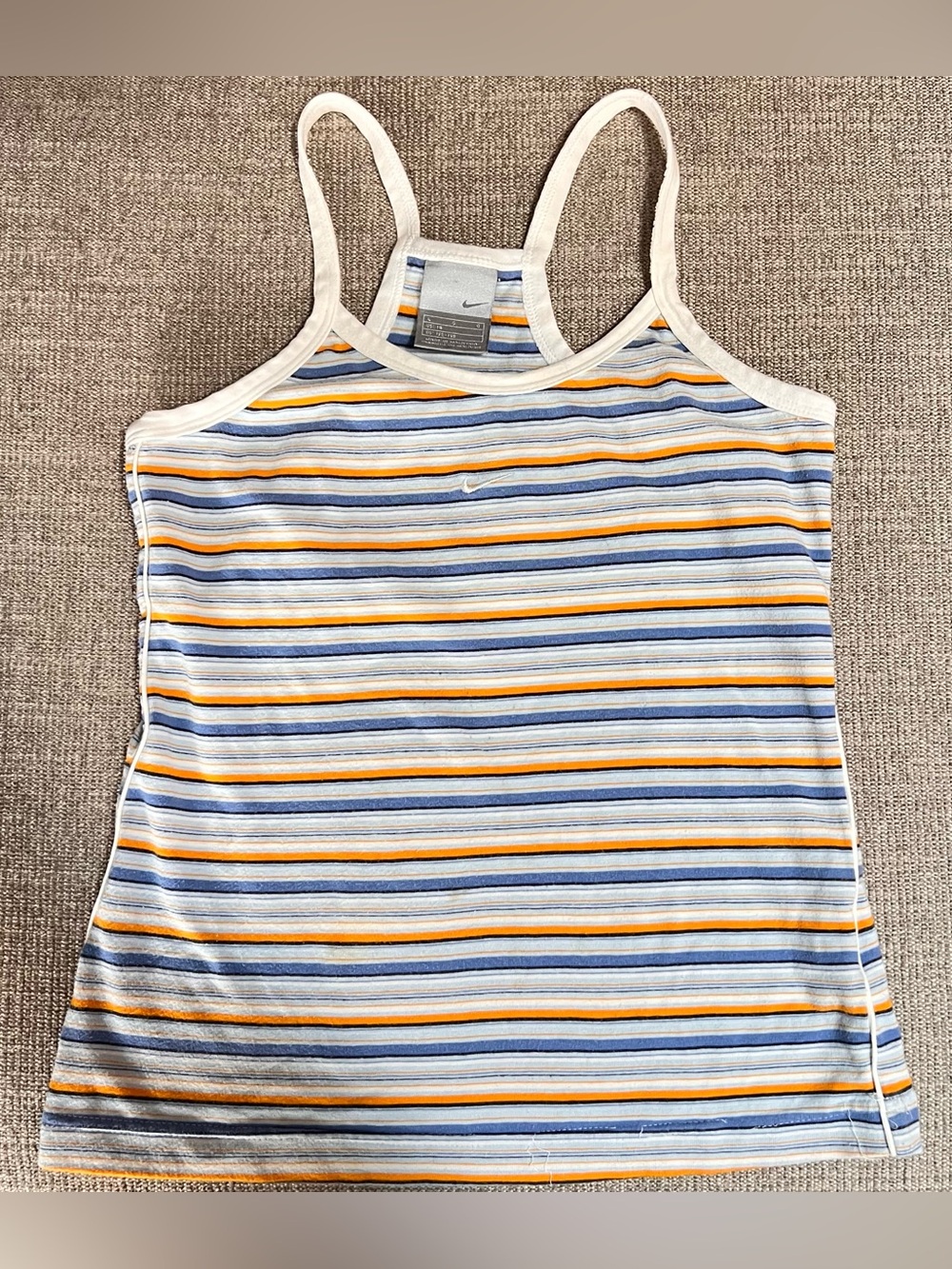Nike Striped Racerback Tank Top